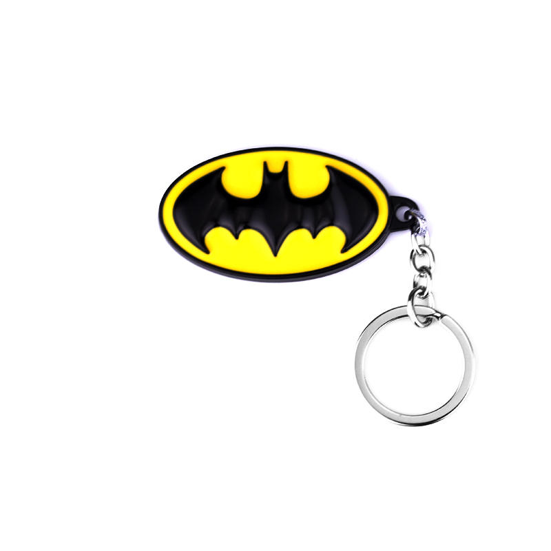 Carabiner Keychain - Chaveiro de metal oval preto e