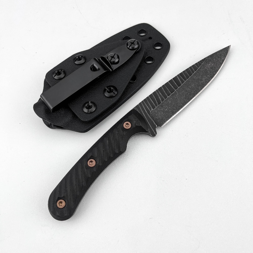 Edc Carry Fixed Blade Knife - Faca Bushcraft Full Tang com Lâmina