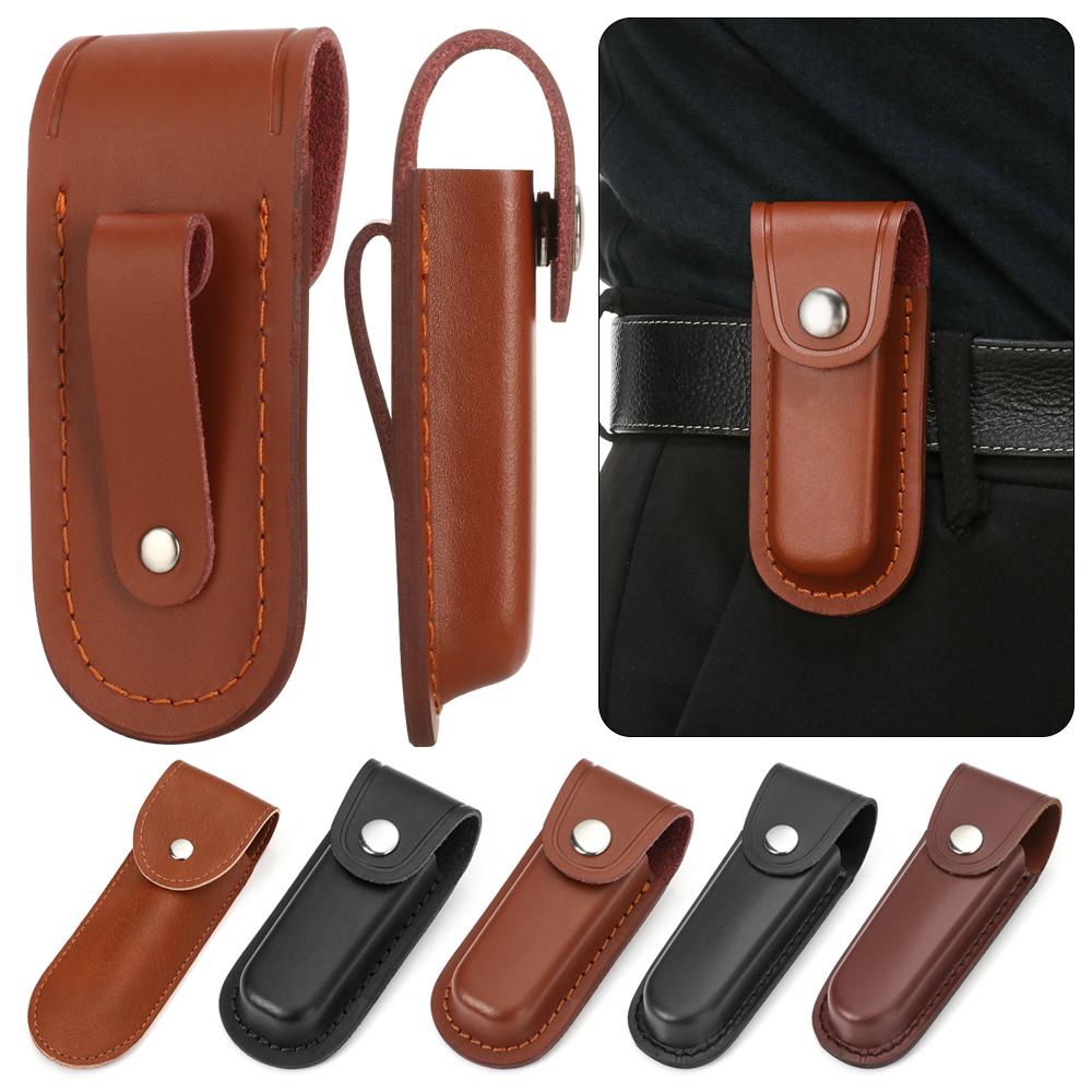 Edc Everyday Carry Knives - Bainha de couro de alta qualidade