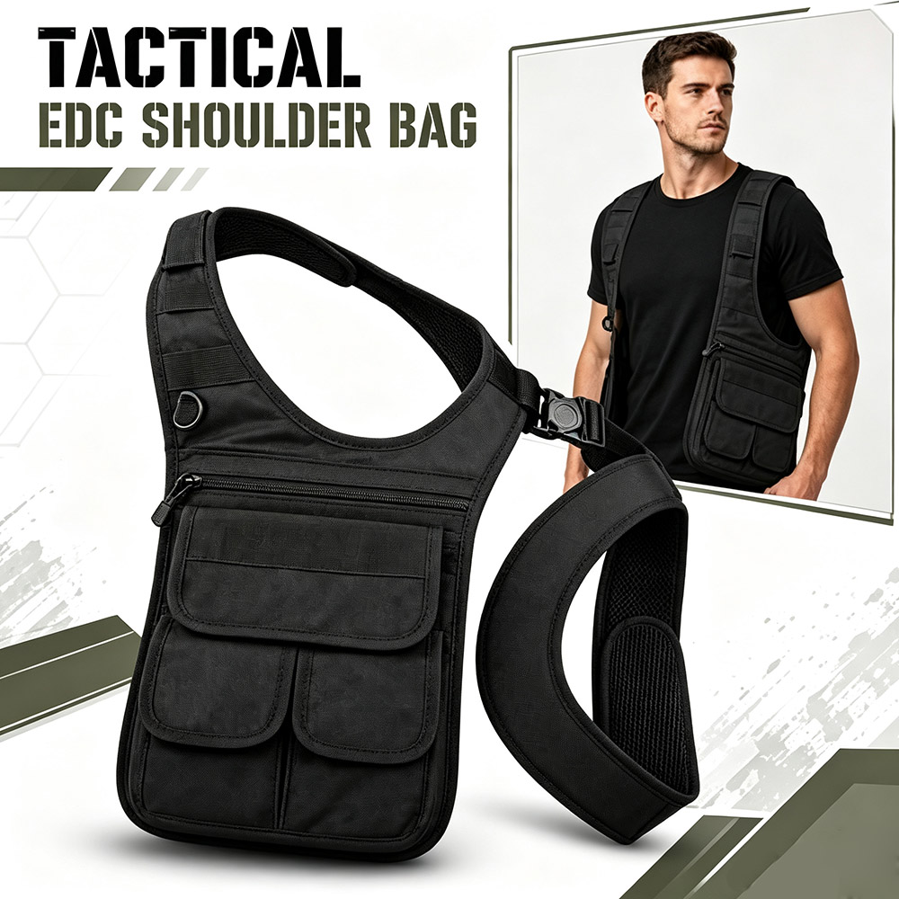 Edc Concealed Carry Sling Bag - Bolsa Tática Oculta para Ferramentas de