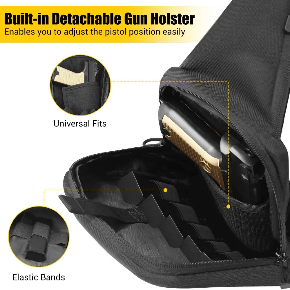 Bolsa de Peito para Transporte - Edc Concealed Carry Holster avaliação e preço