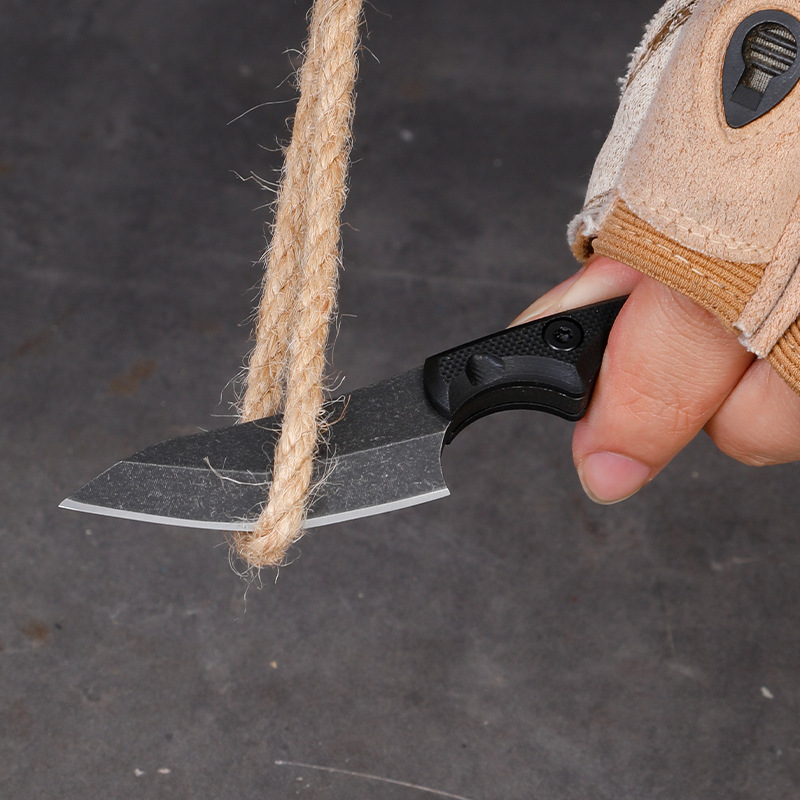 5cr15 aço inoxidável pequena l - Edc Pocket Carry Fixed Blade avaliação e preço