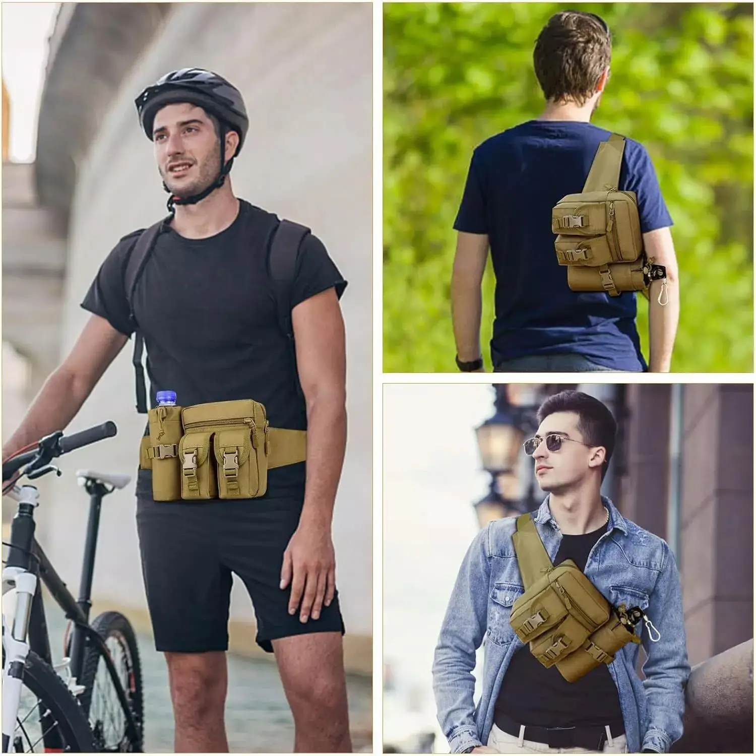Pochete tática para homens, co - Edc Concealed Carry Holster avaliação e preço