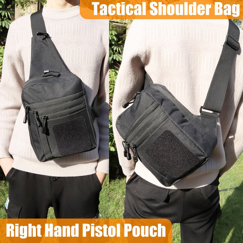 Novo saco de peito tático cold - Edc Concealed Carry Holster avaliação e preço