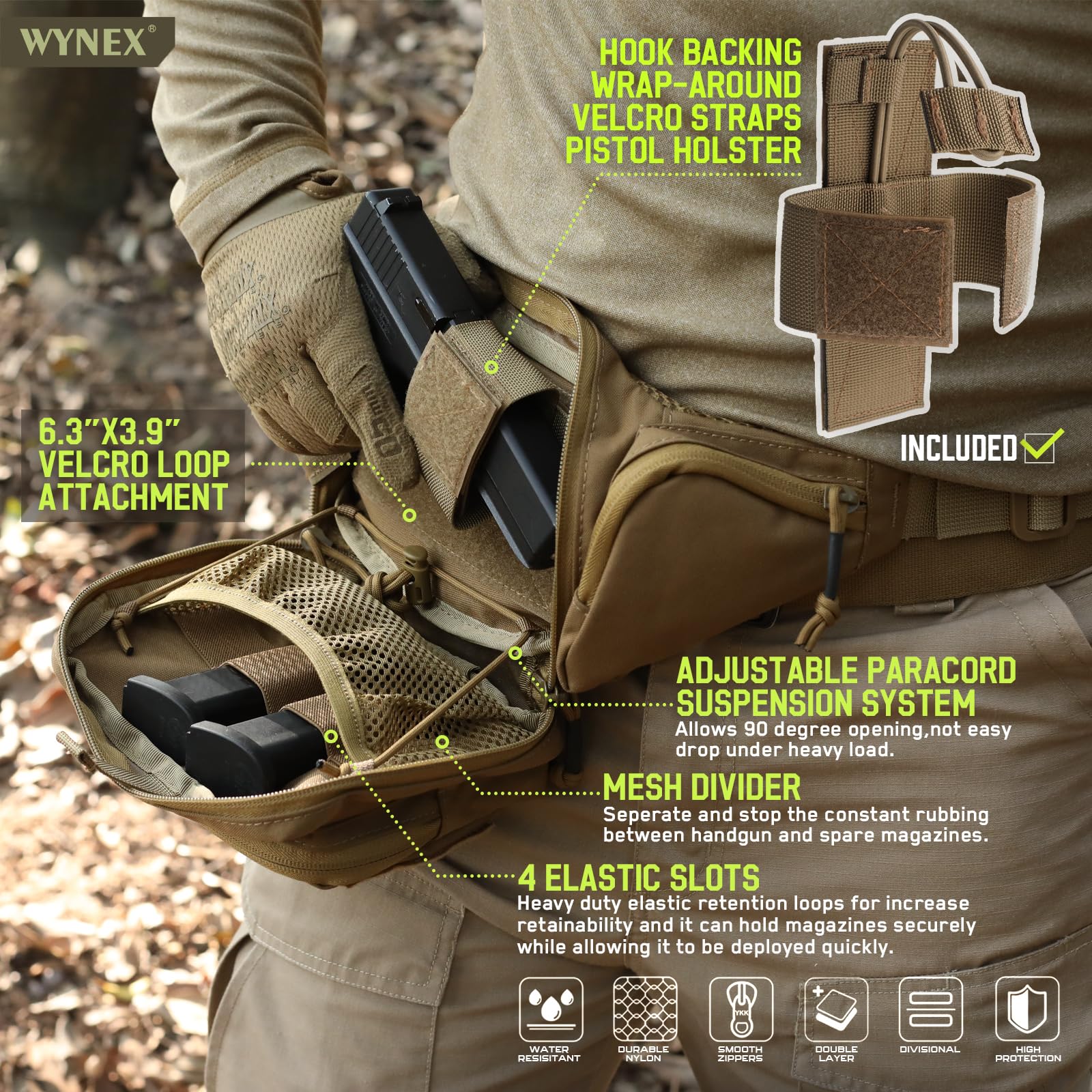 Bolsa Tática de Cintura para T - Edc Concealed Carry Holster avaliação e preço