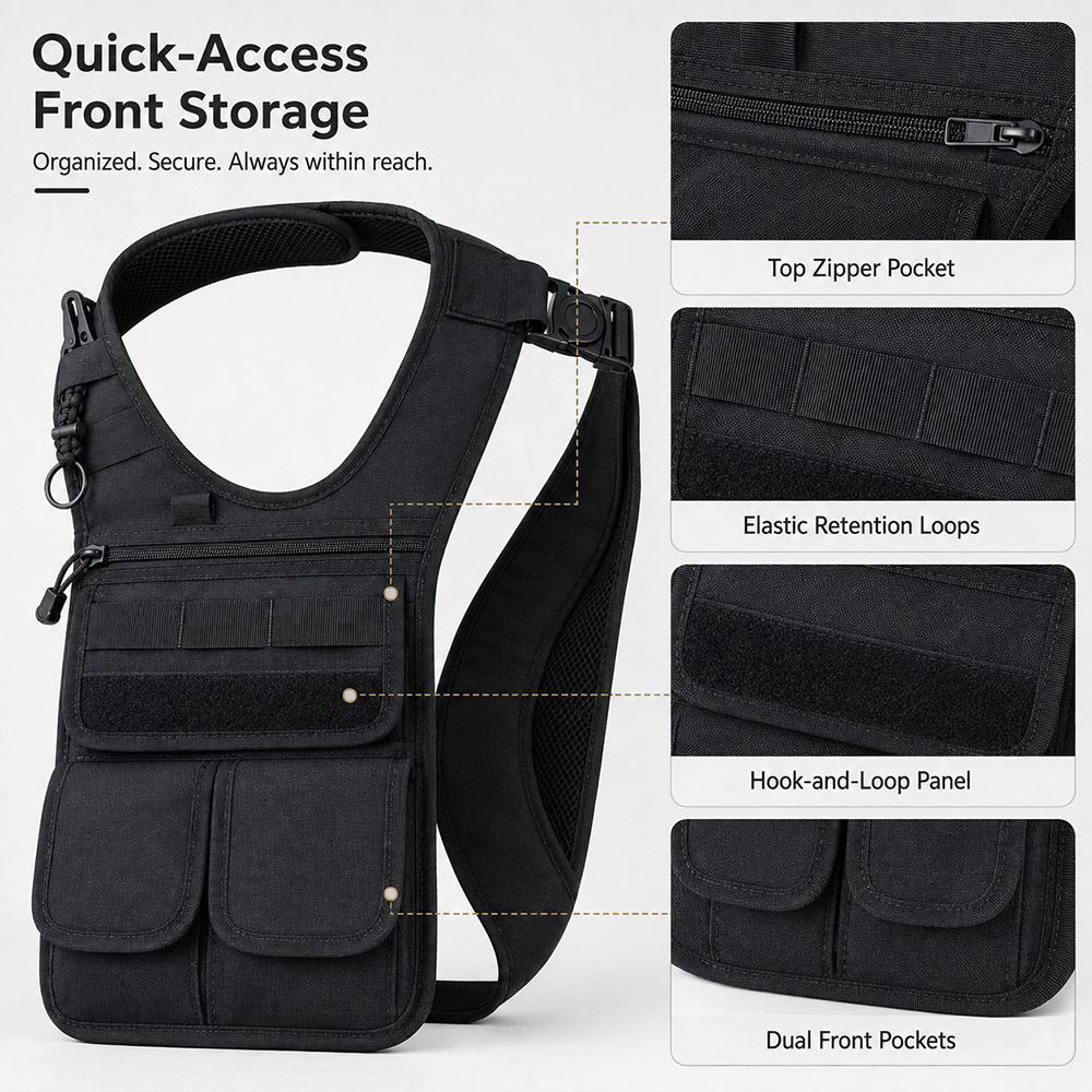 Bolsa Tática Oculta para Ferra - Edc Concealed Carry Sling Bag avaliação e preço