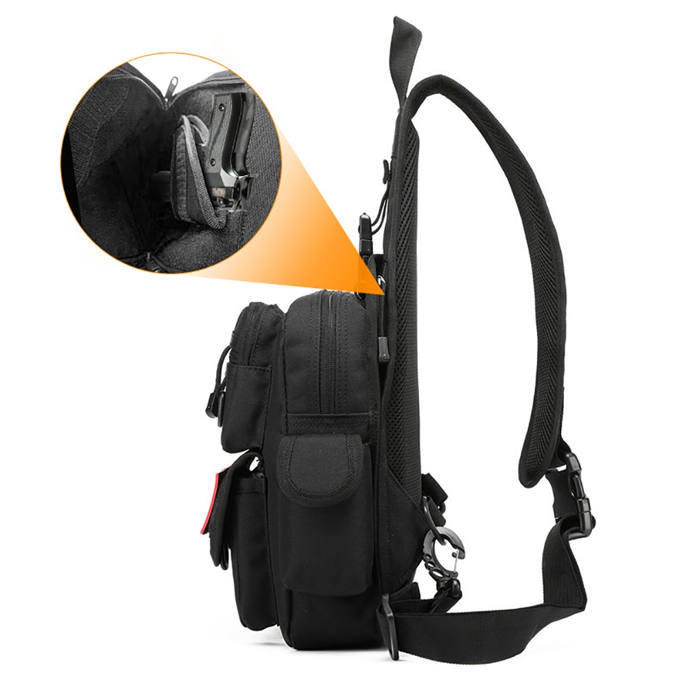 Bolsa Tática para Armazenament - Edc Concealed Carry Sling Bag avaliação e preço